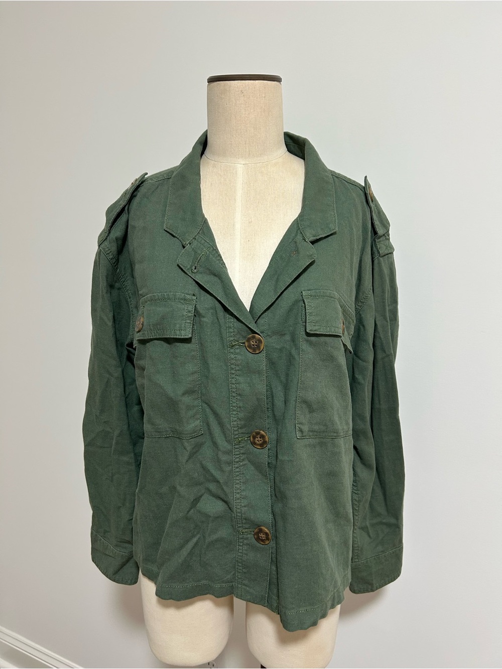 Olive Green Utility Shirt